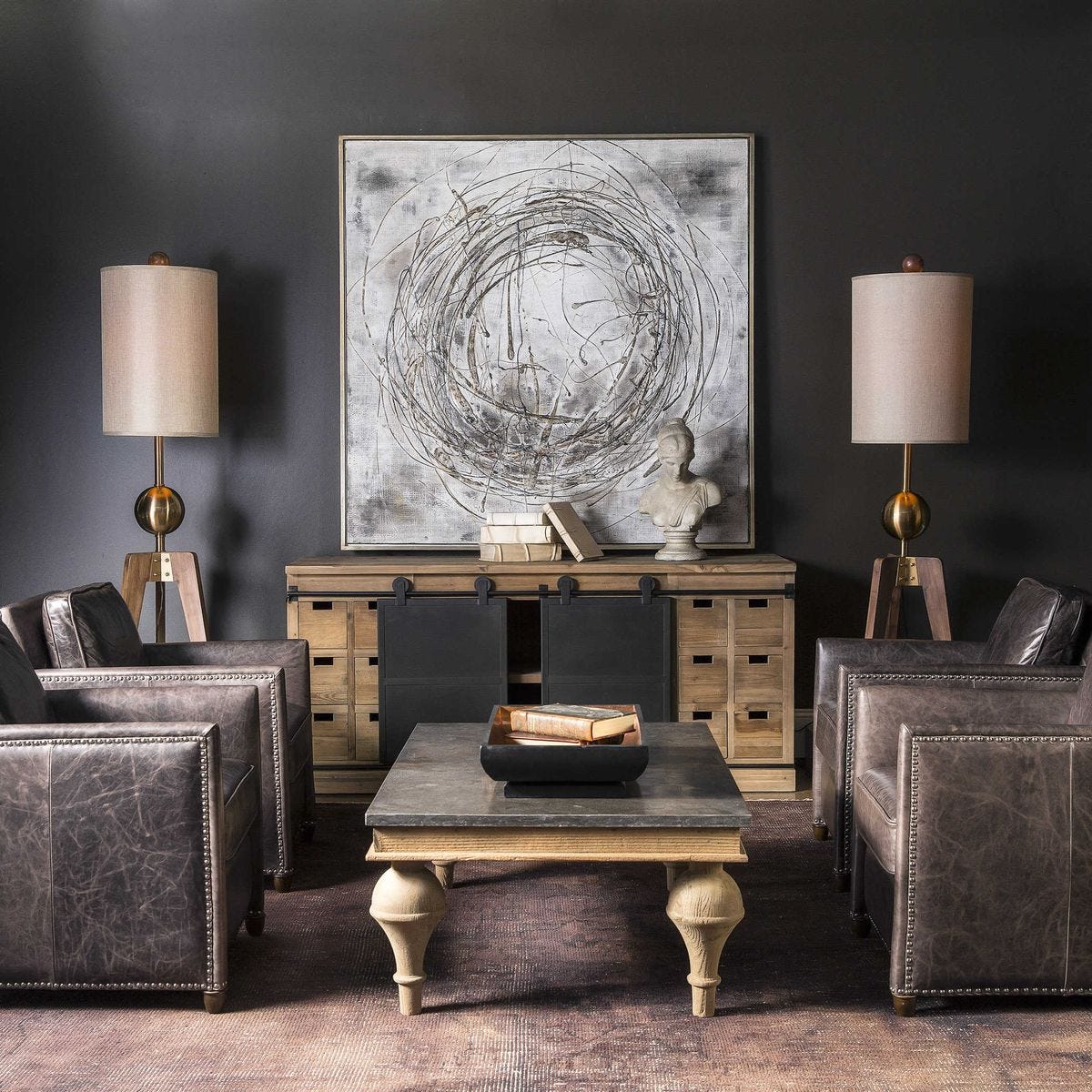 Graffiti Hand Painted Canvas - Uttermost
