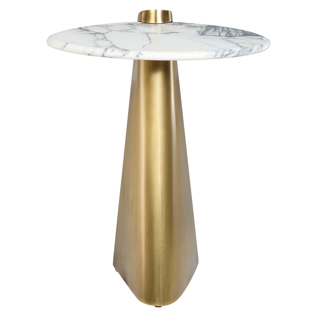 Strum Accent Table - Arabescato Marble view 4