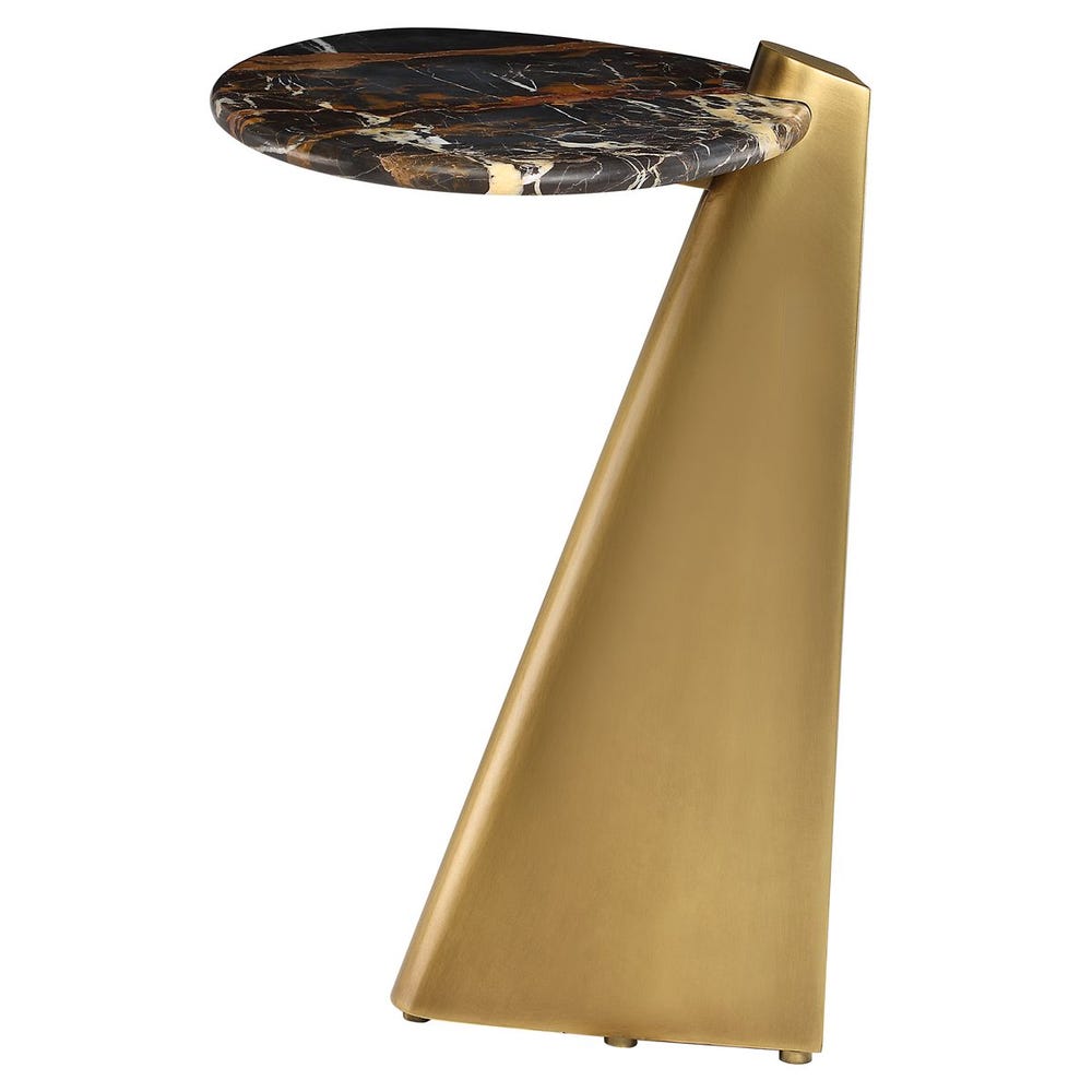 Strum Accent Table - Michelangelo Marble view 15