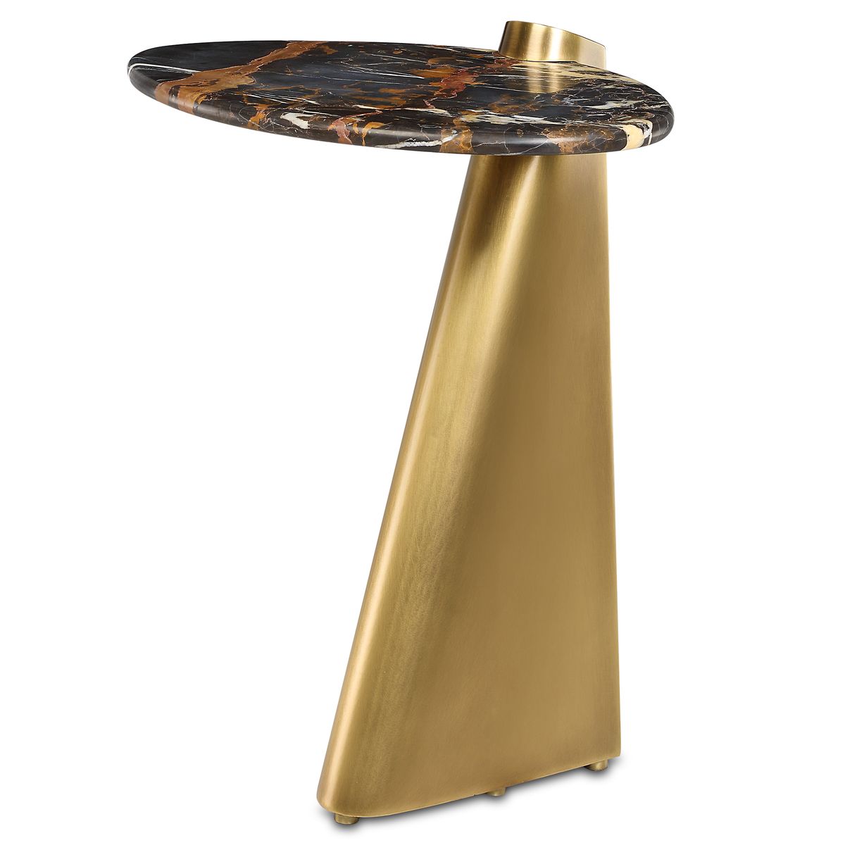 Strum Accent Table - Michelangelo Marble view 2