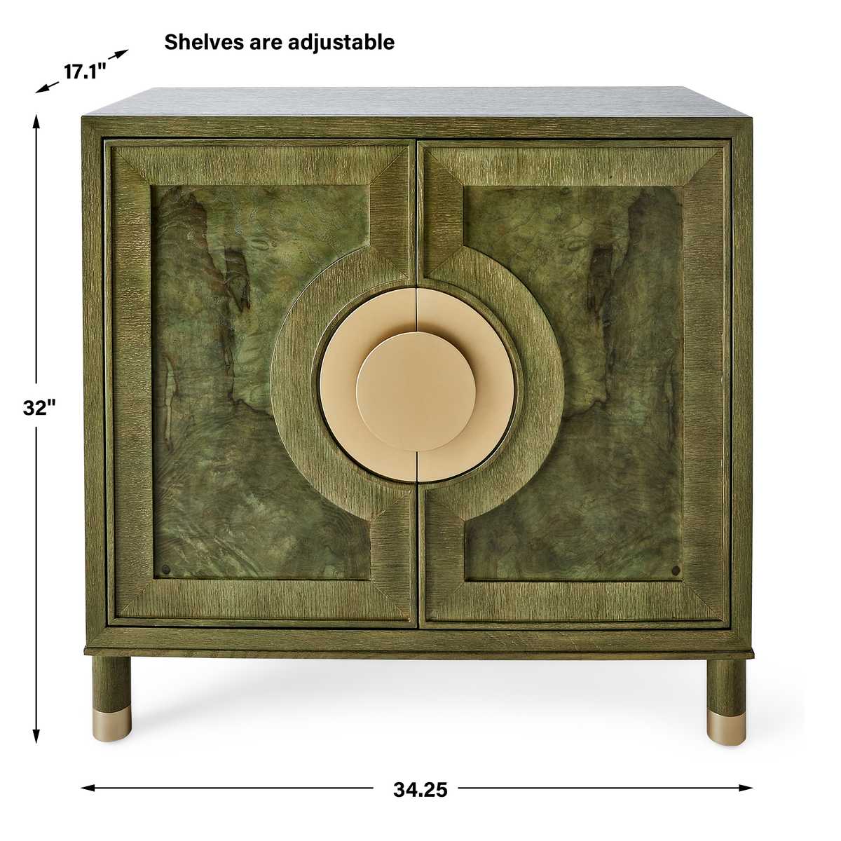 Palais 2 Door Cabinet - Olive view 12