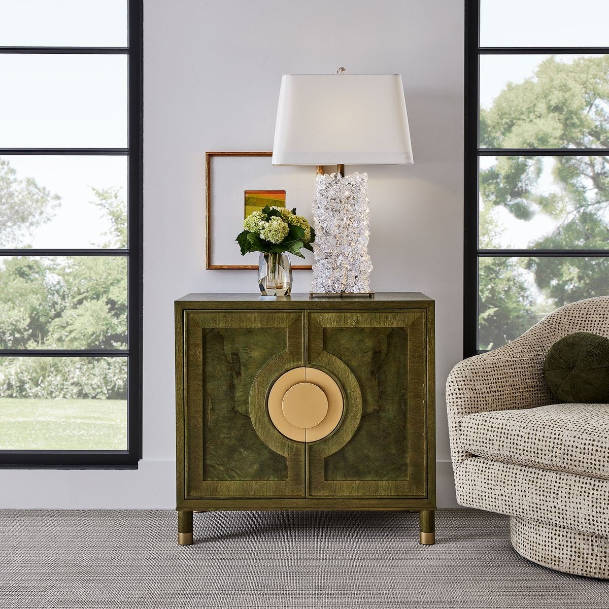 Palais 2 Door Cabinet - Olive view 4