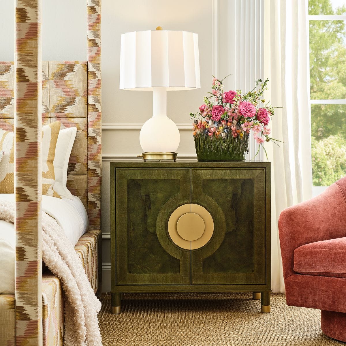 Palais 2 Door Cabinet - Olive view 3