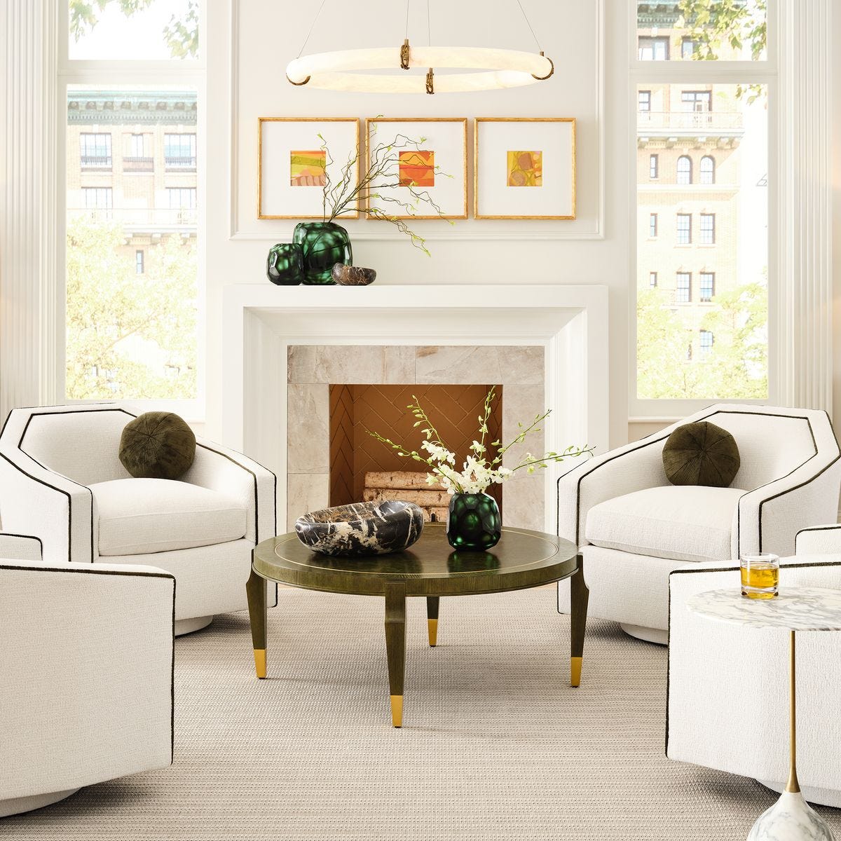 Green With Envy Coffee Table - Uttermost