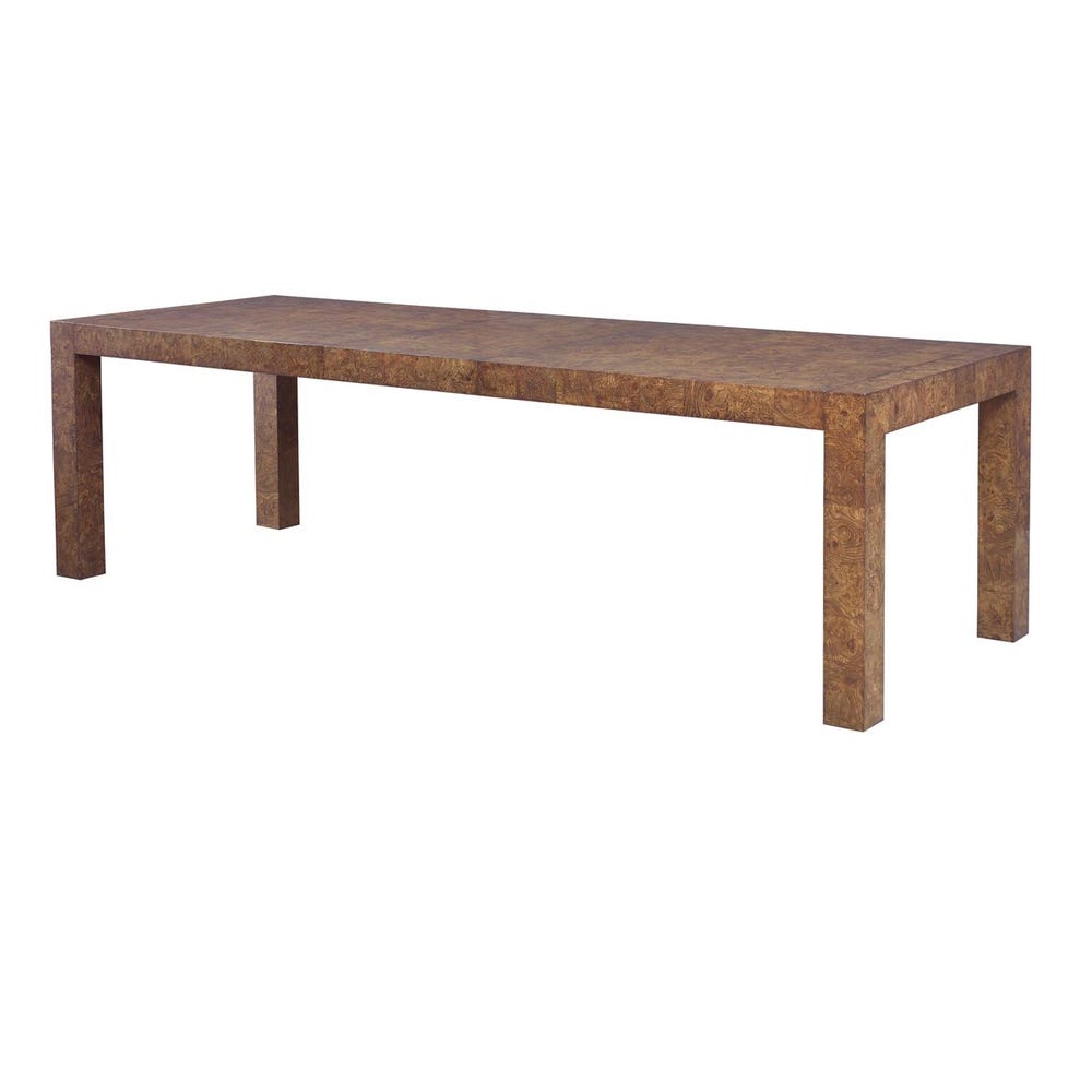 Ingrain Extension Dining Table - Cocoa Brown view 10