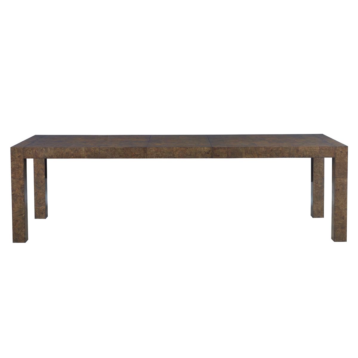 Ingrain Extension Dining Table - Cocoa Brown view 2