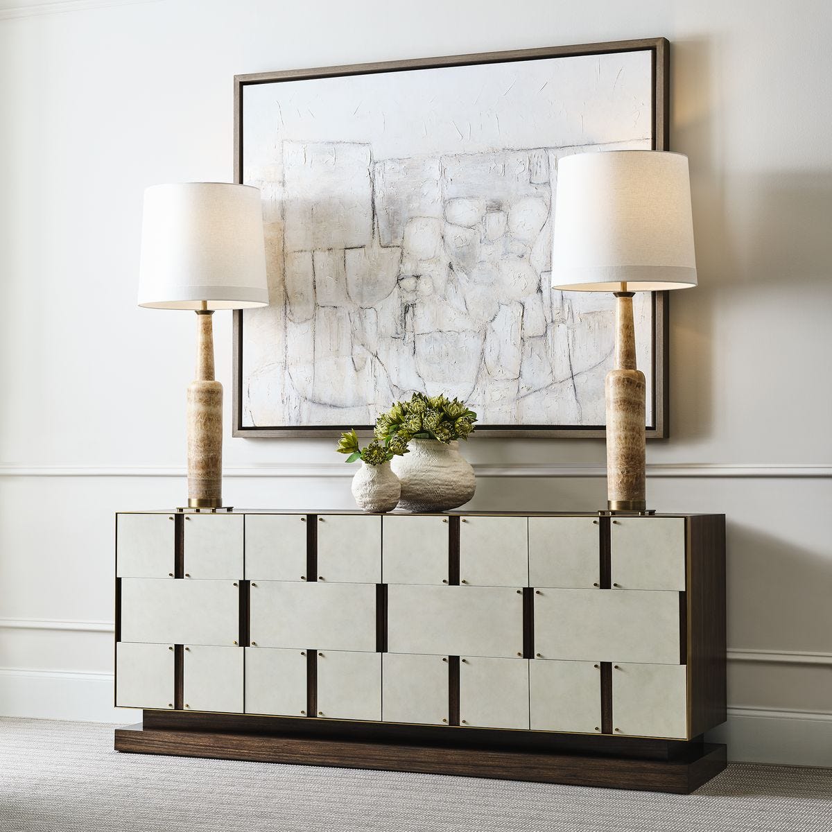 【ゆん】オサルプ黄銅色4本セット＋ベストー扉 Block Buster 4 Door Cabinet - Uttermost