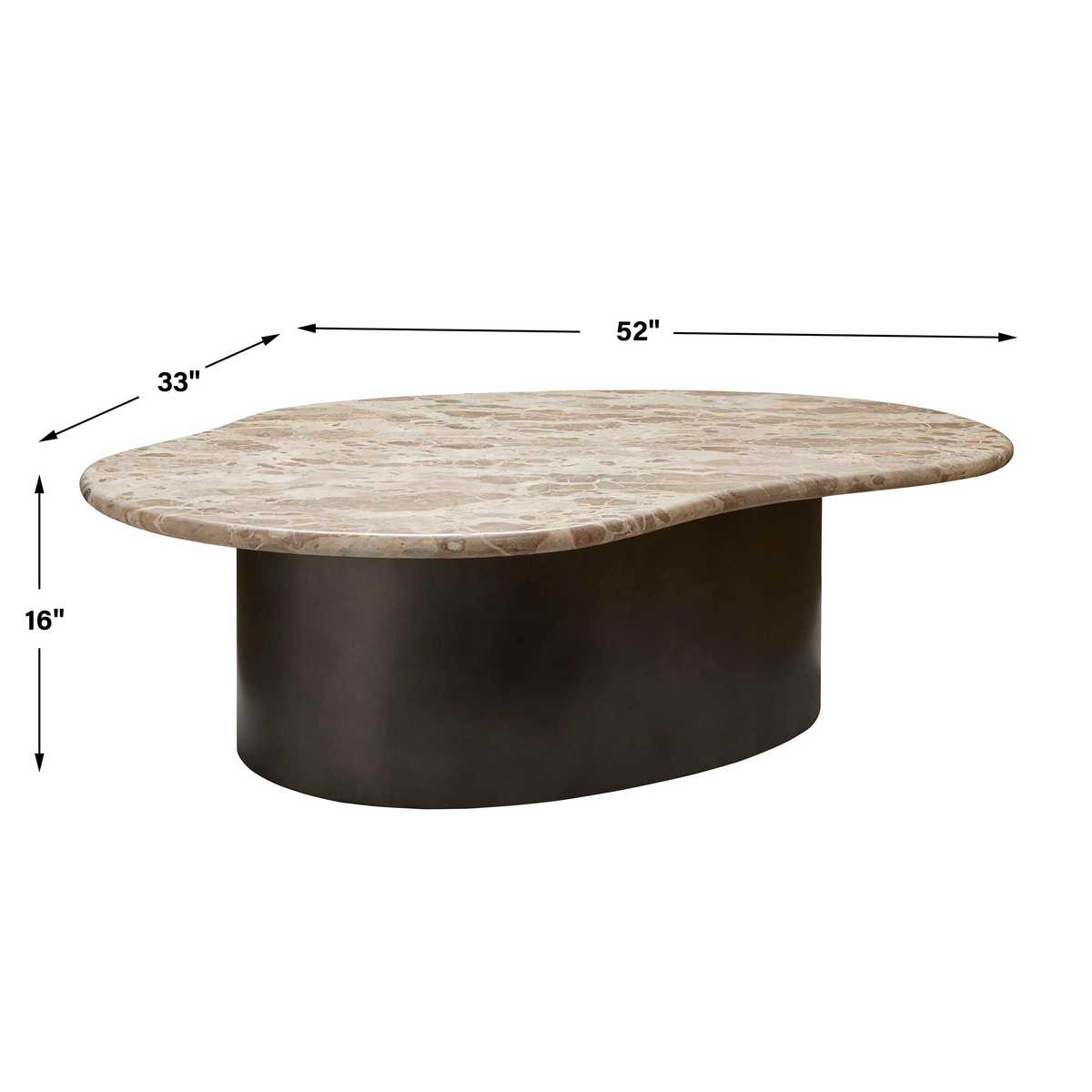 Pool Coffee Table, 2 Cartons - Uttermost