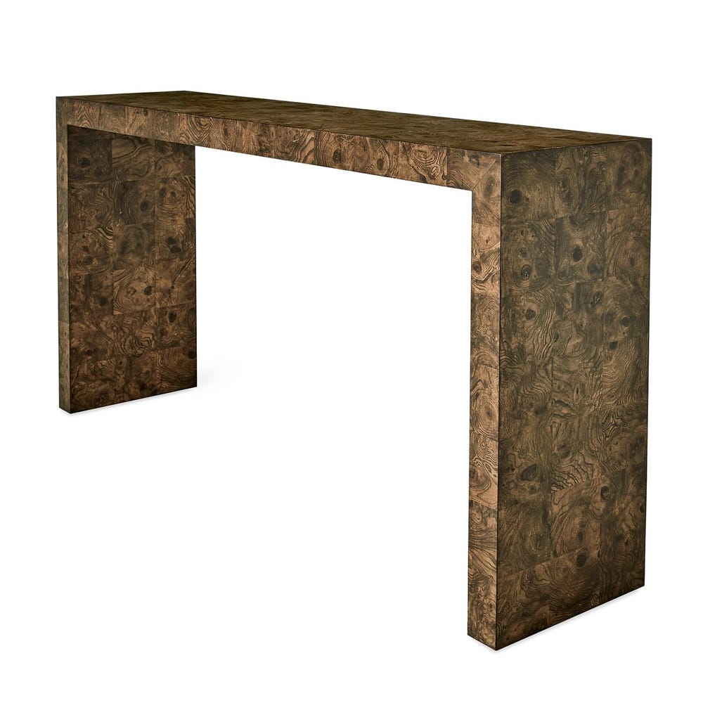 Ingrain Console Table - Cocoa Brown view 11