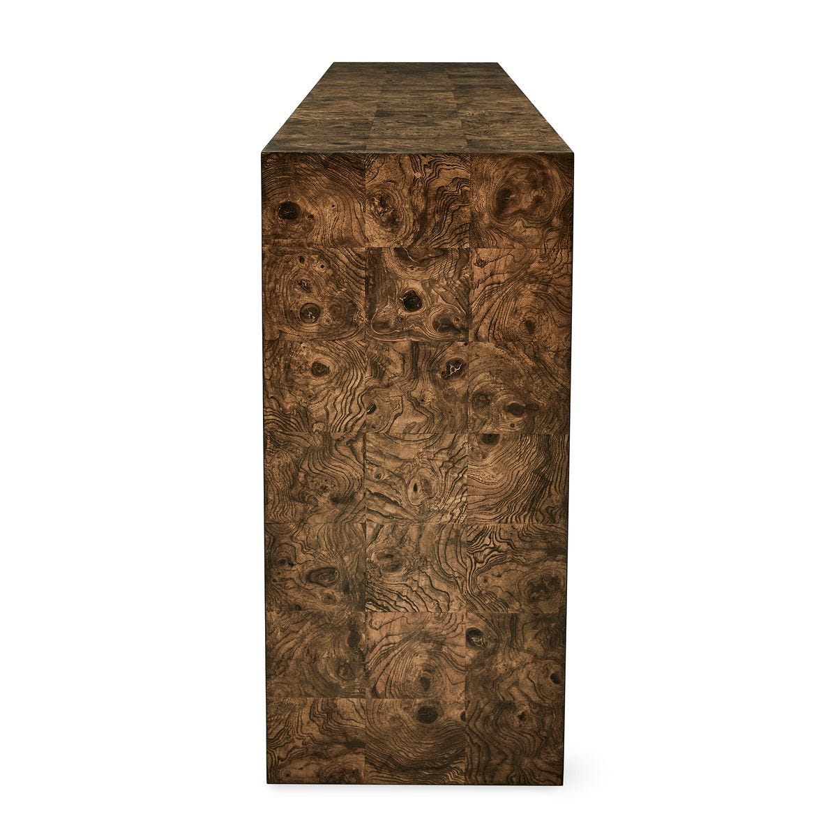 Ingrain Console Table - Cocoa Brown view 5