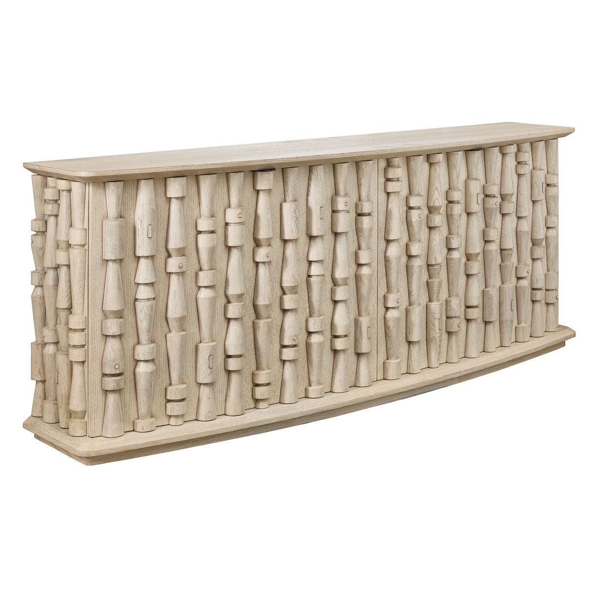 Spindle 4 Door Cabinet - Uttermost
