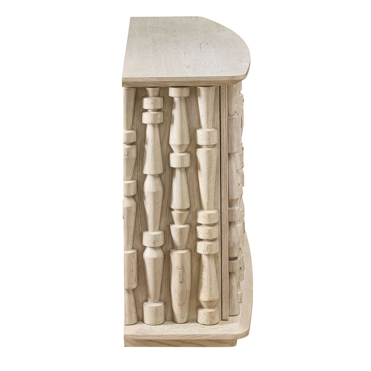 Spindle 4 Door Cabinet - Uttermost