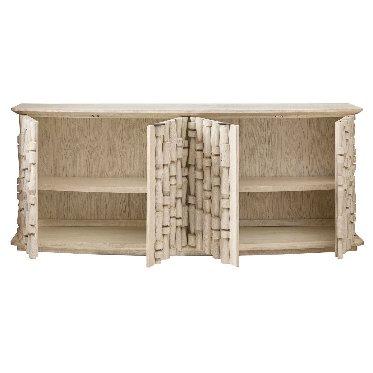Spindle 4 Door Cabinet - Uttermost