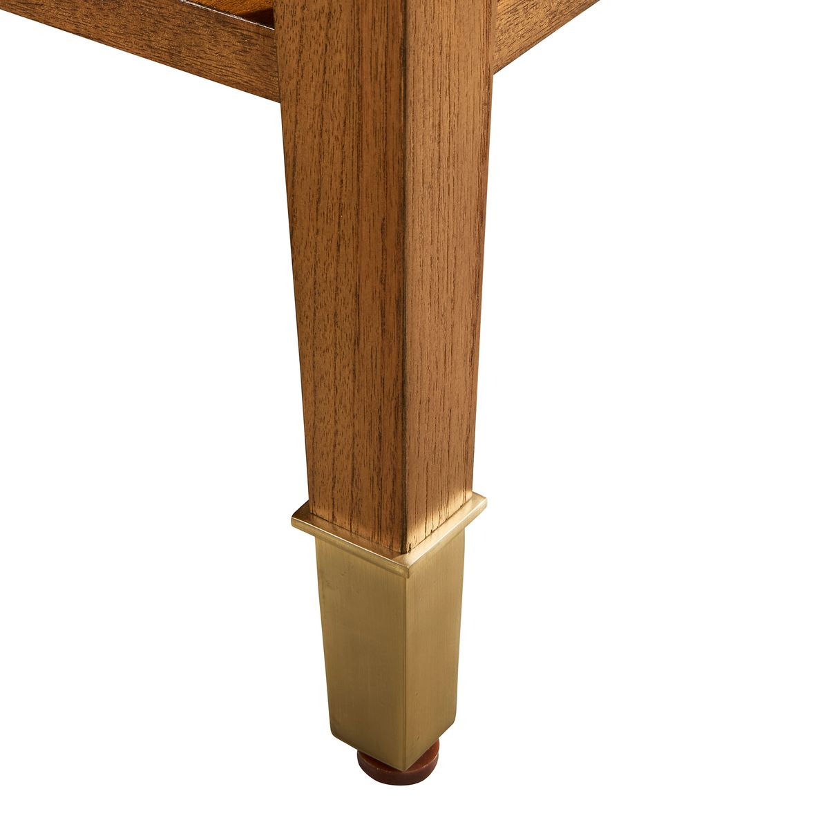 Marquetry Side Table - Medium Golden Brown view 4