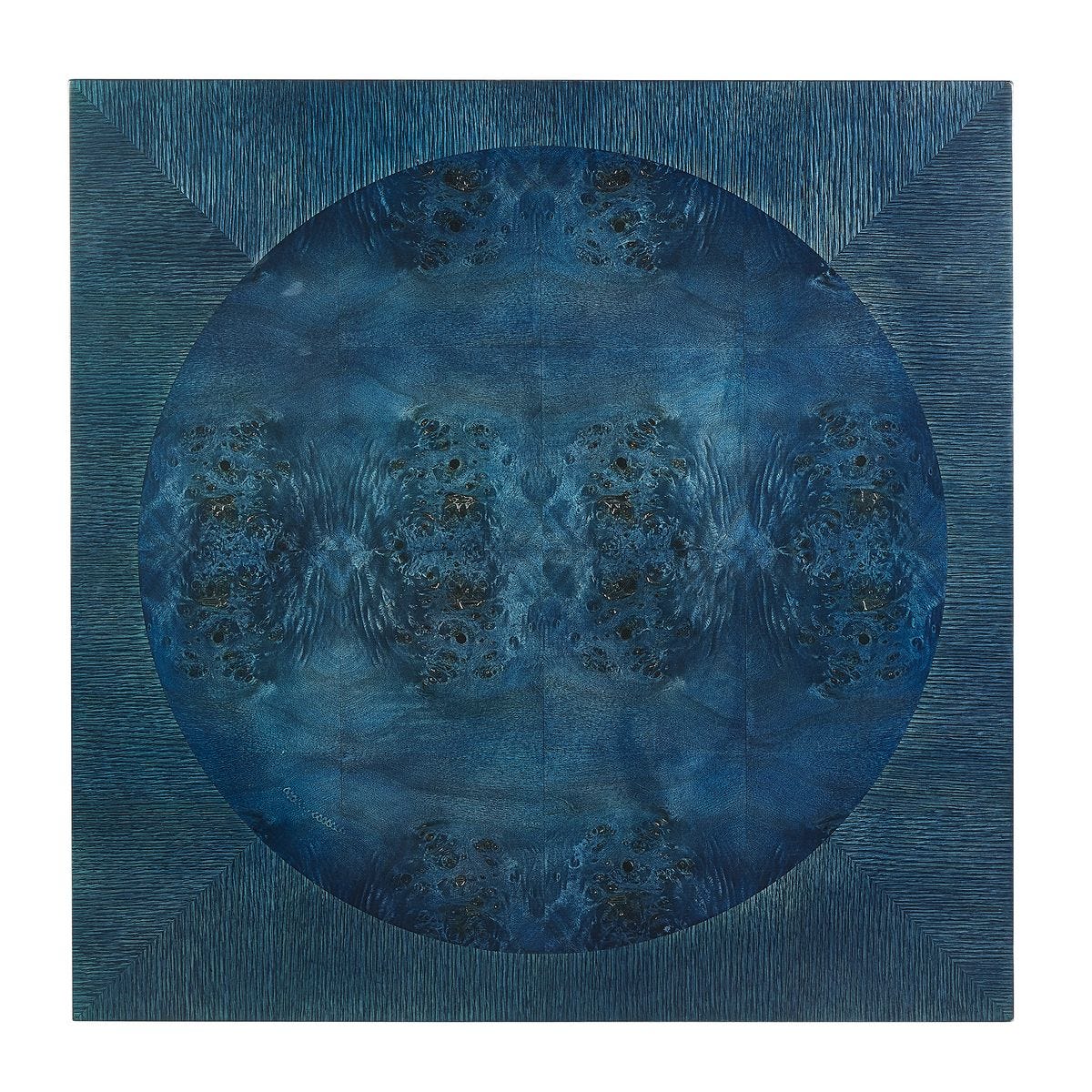 Marquetry Side Table - True Blue view 3