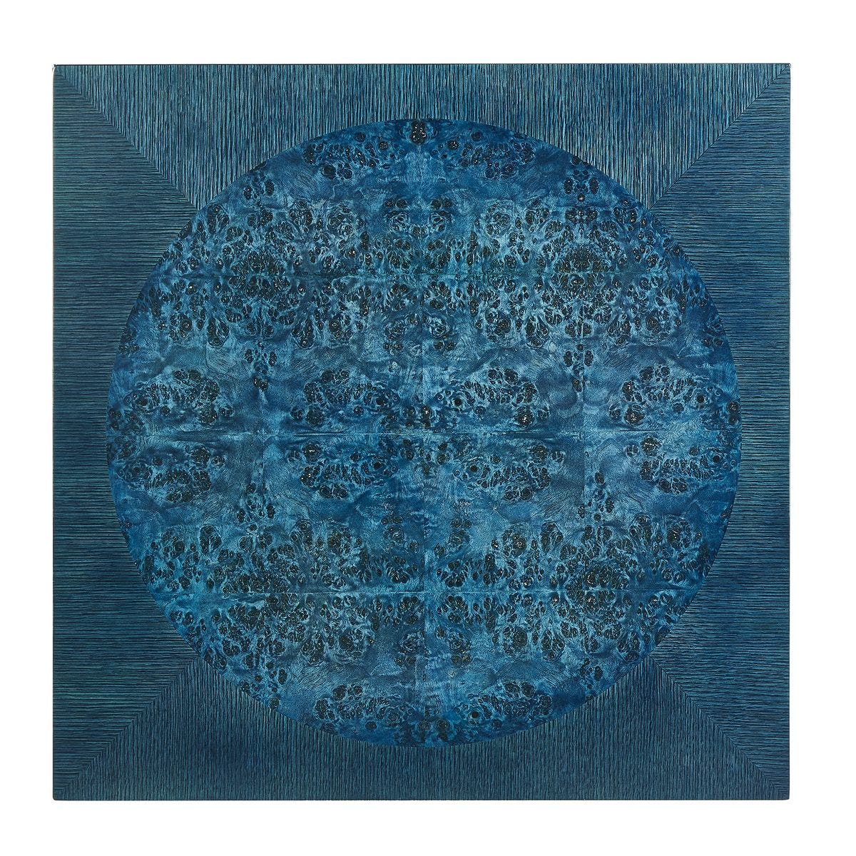Marquetry Side Table - True Blue view 4