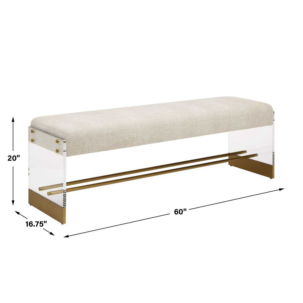 Apparition Large Bench - Ecru view 9