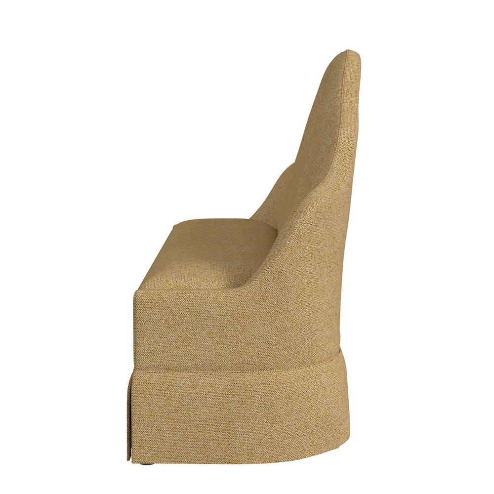 Keyhole Skirted Bench - Tweedy Bird Goldfinch view 10