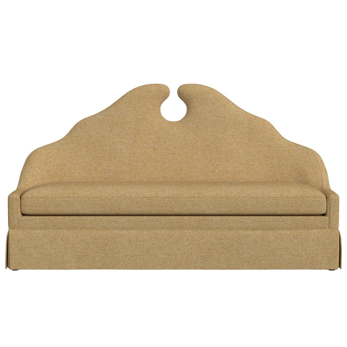 Keyhole Skirted Bench - Tweedy Bird Goldfinch