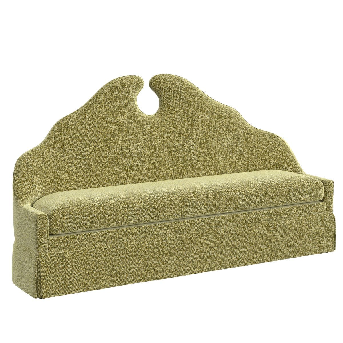 Keyhole Skirted Bench - Tweedy Bird Parakeet view 3