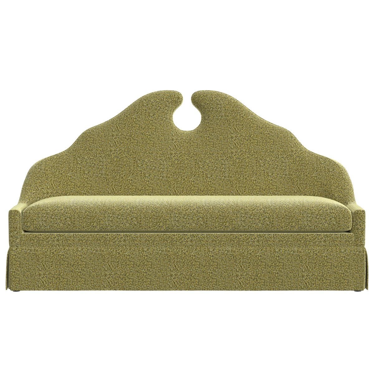 Keyhole Skirted Bench - Tweedy Bird Parakeet