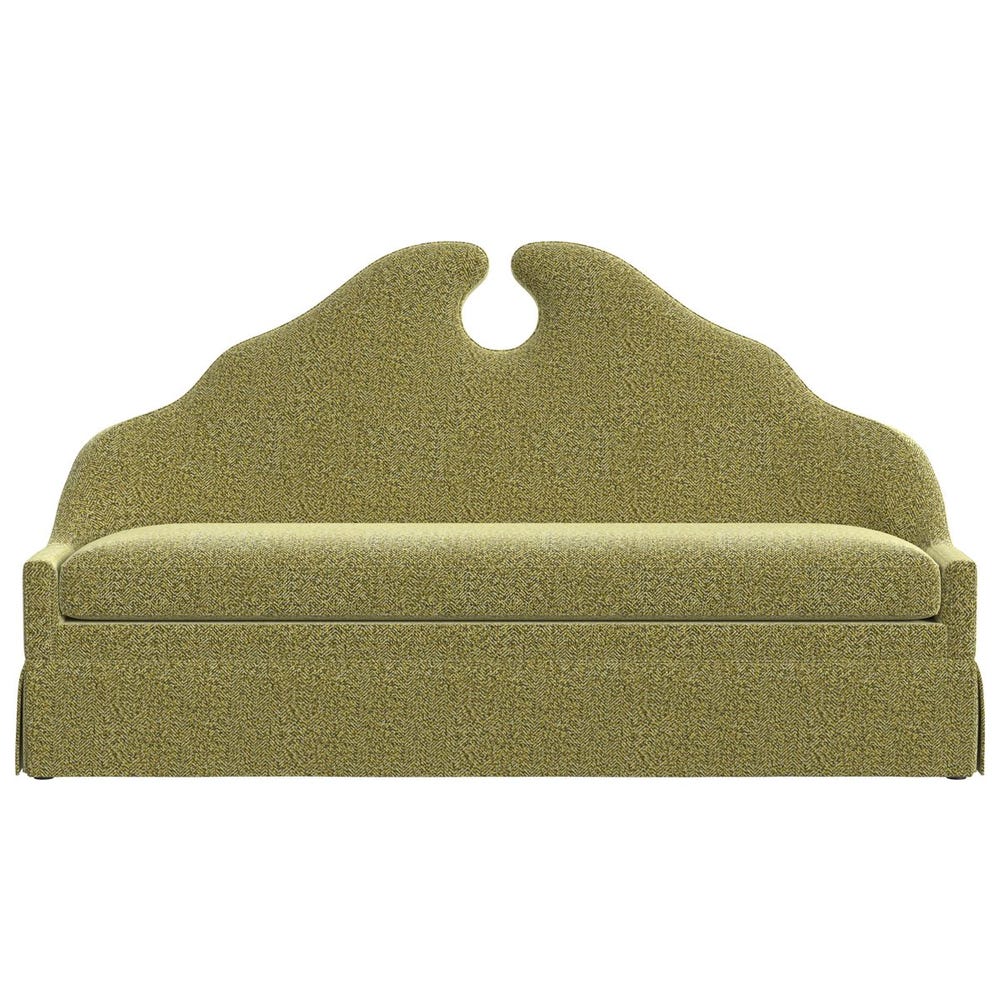 Keyhole Skirted Bench - Tweedy Bird Parakeet