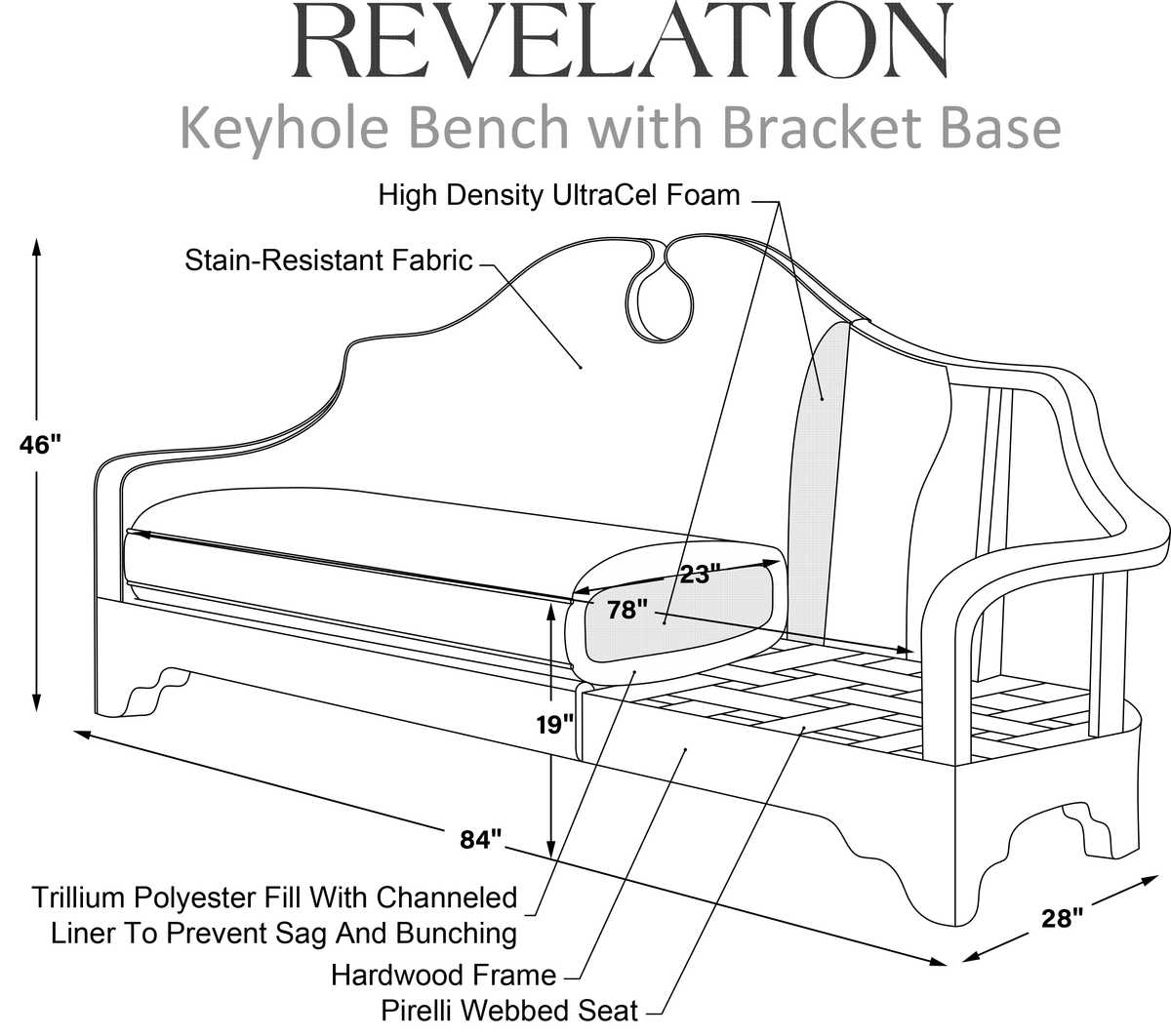 Keyhole Bench - Tweedy Bird Purple Finch view 6