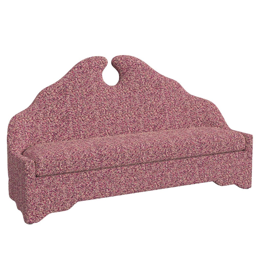 Keyhole Bench - Tweedy Bird Purple Finch view 9