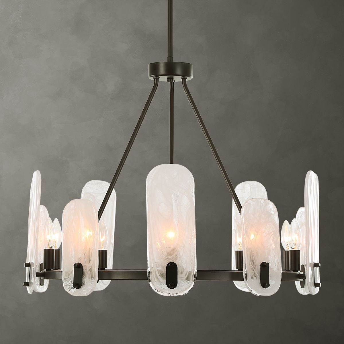 Ellipse, 10 Lt Chandelier - Uttermost