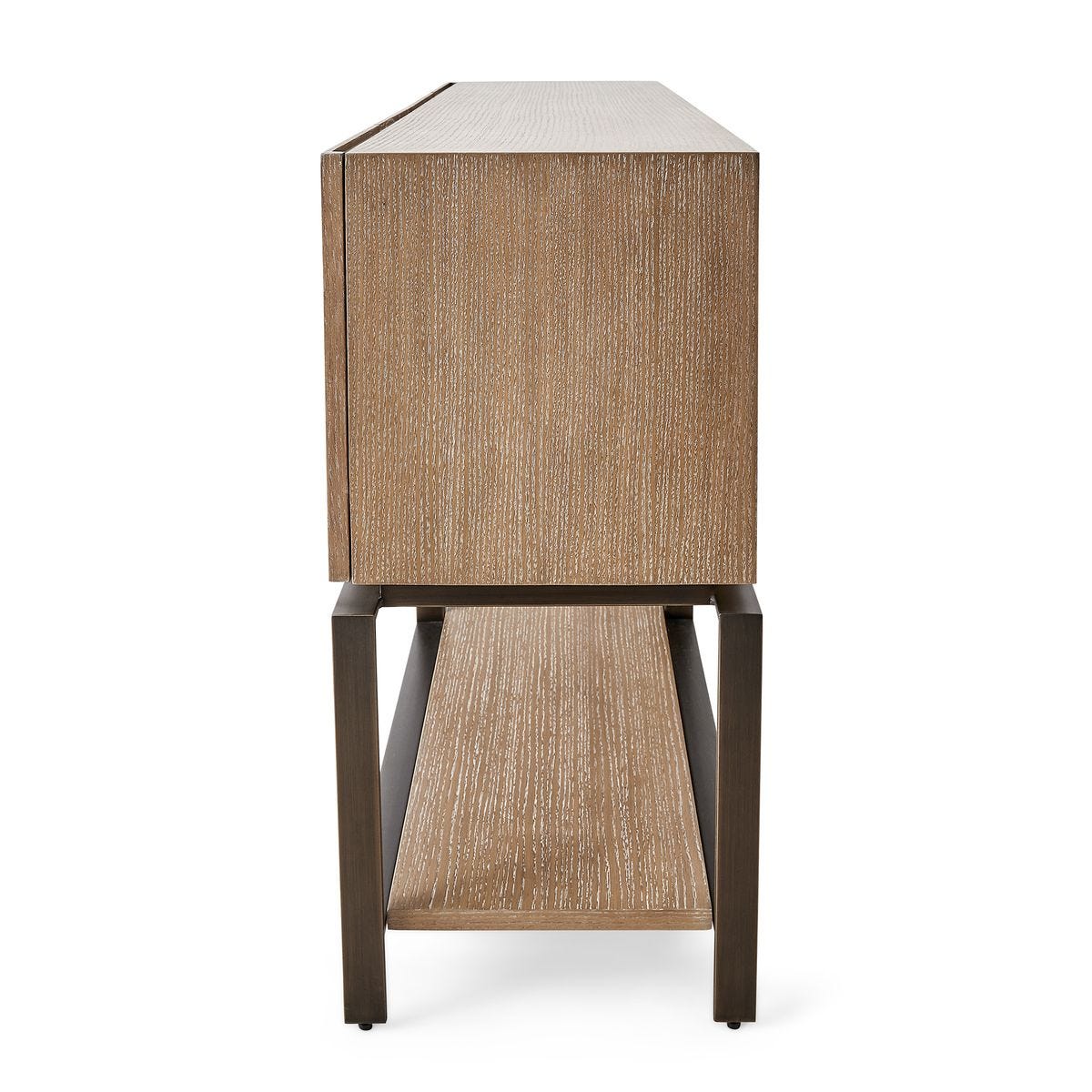 Trapezoid 4 Door Cabinet - Uttermost