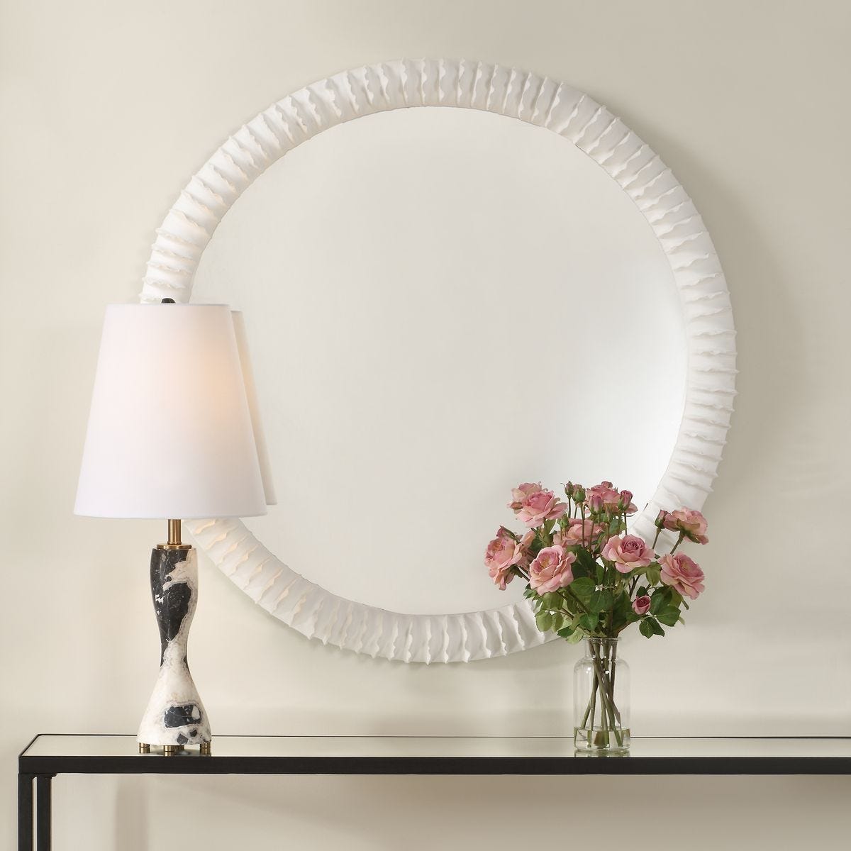 Akiko Round Mirror - Uttermost