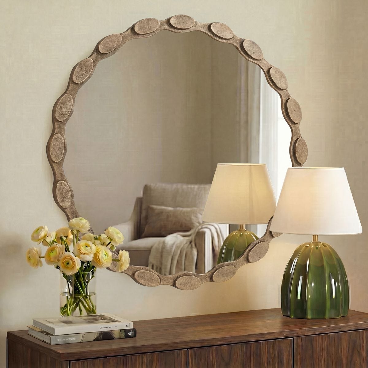 アンジー@プロフ　美品　UTTERMOST社製　大型鏡 Wholesale Designer Mirrors - Uttermost