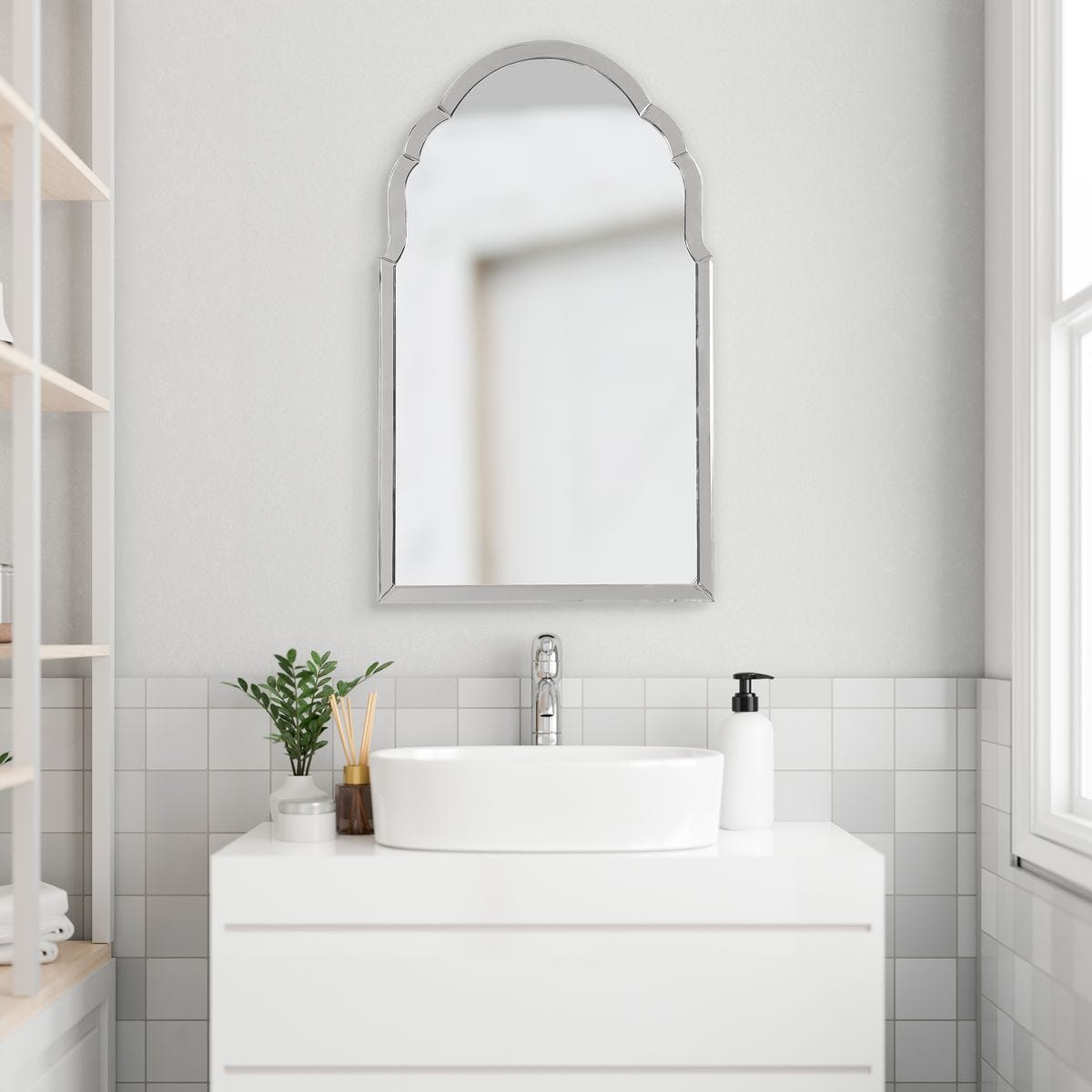 Brayden Arch Mirror, Bronze - Uttermost