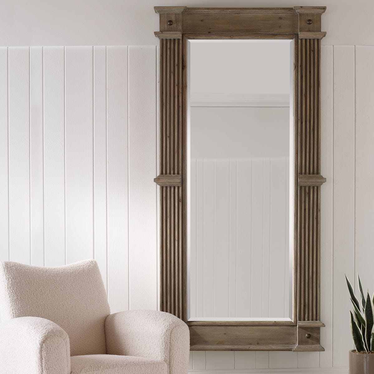 アンジー@プロフ　美品　UTTERMOST社製　大型鏡 McAllister Mirror - Uttermost