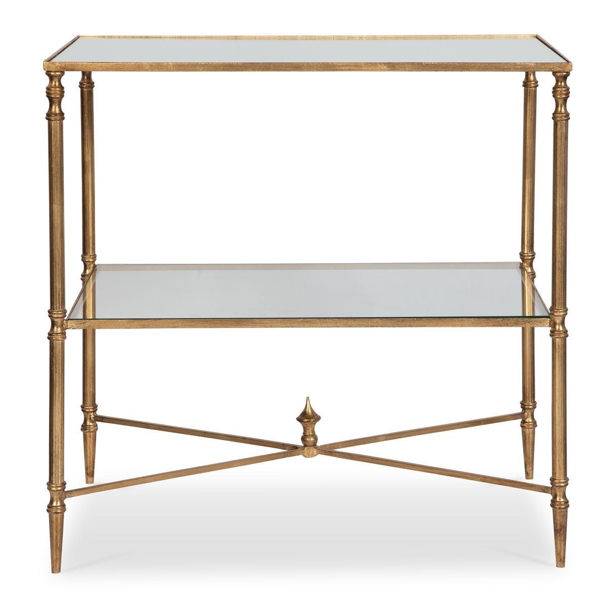 Henzler Lamp Table, Gold - Uttermost
