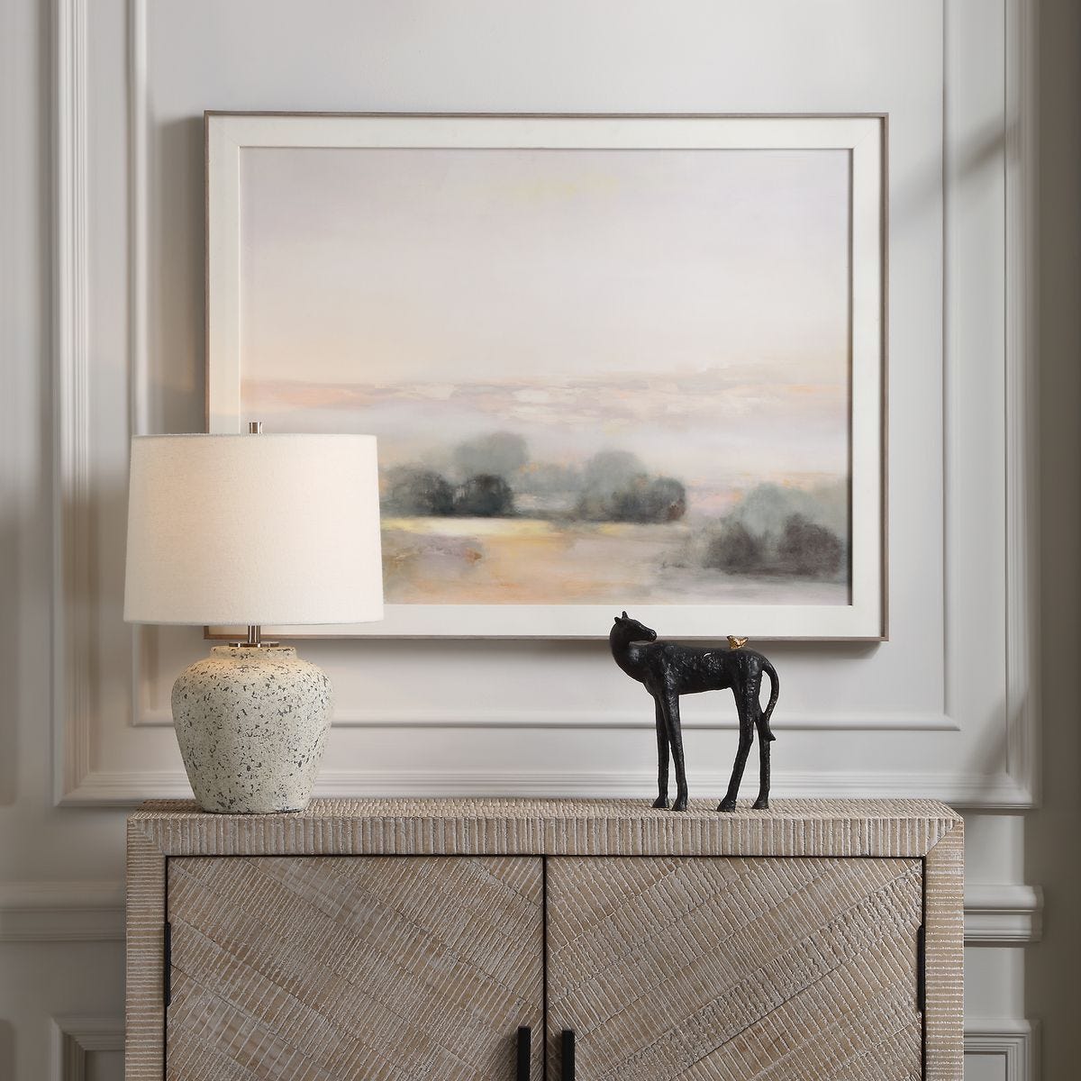Aiken 2 Door Cabinet, Black - Uttermost