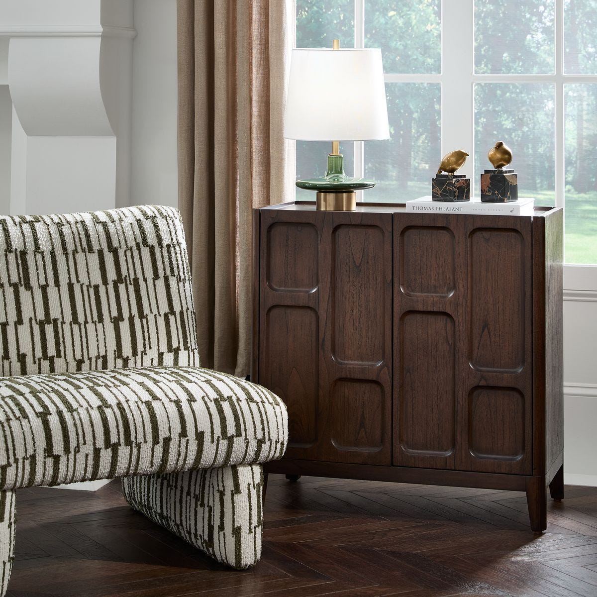 On The Block 2 Door Cabinet - Uttermost