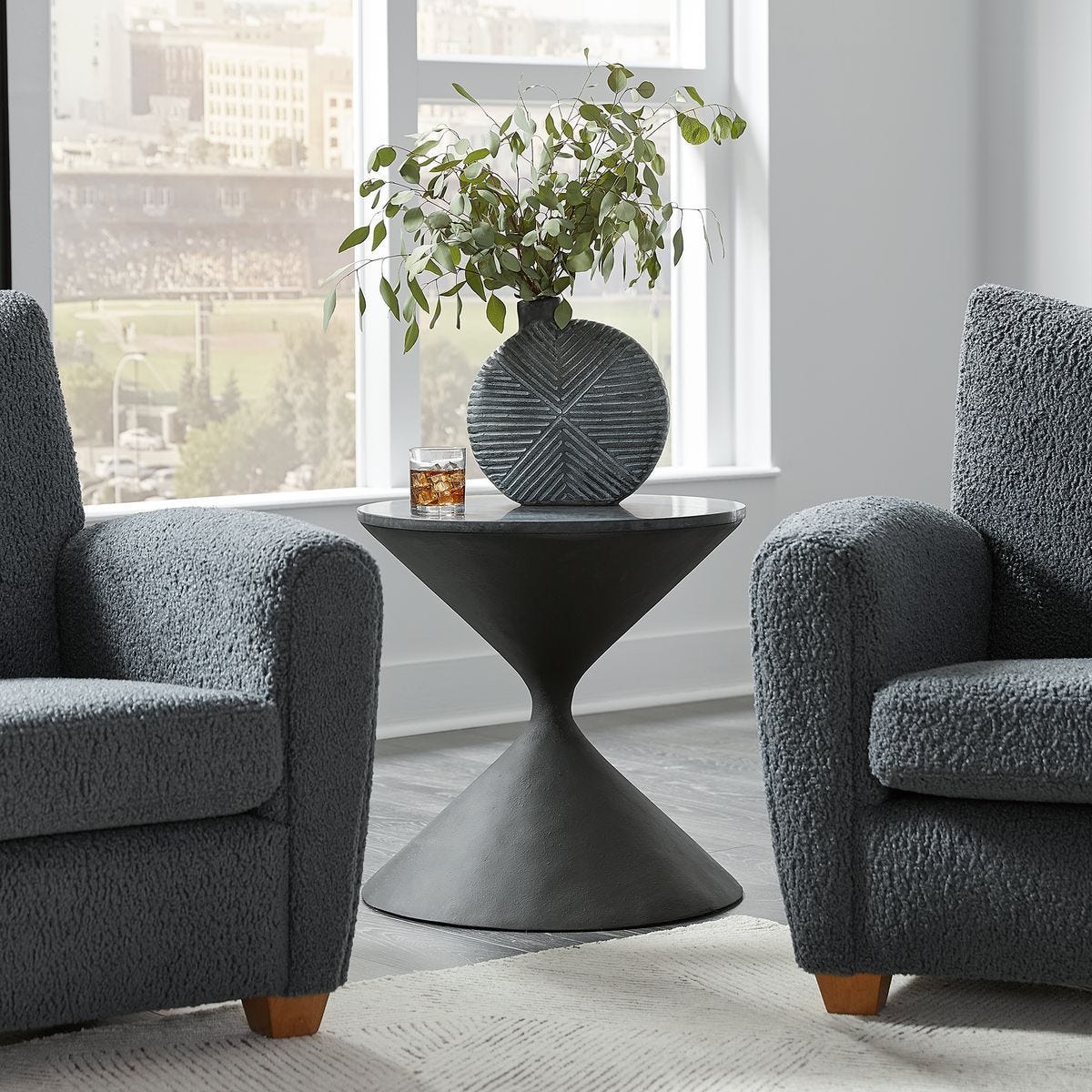 【Dinner Rush】tempo 展示品【F-2507OB24】 Fred Press Signed Mid-Century 22-Karat Gold Blue Leaf