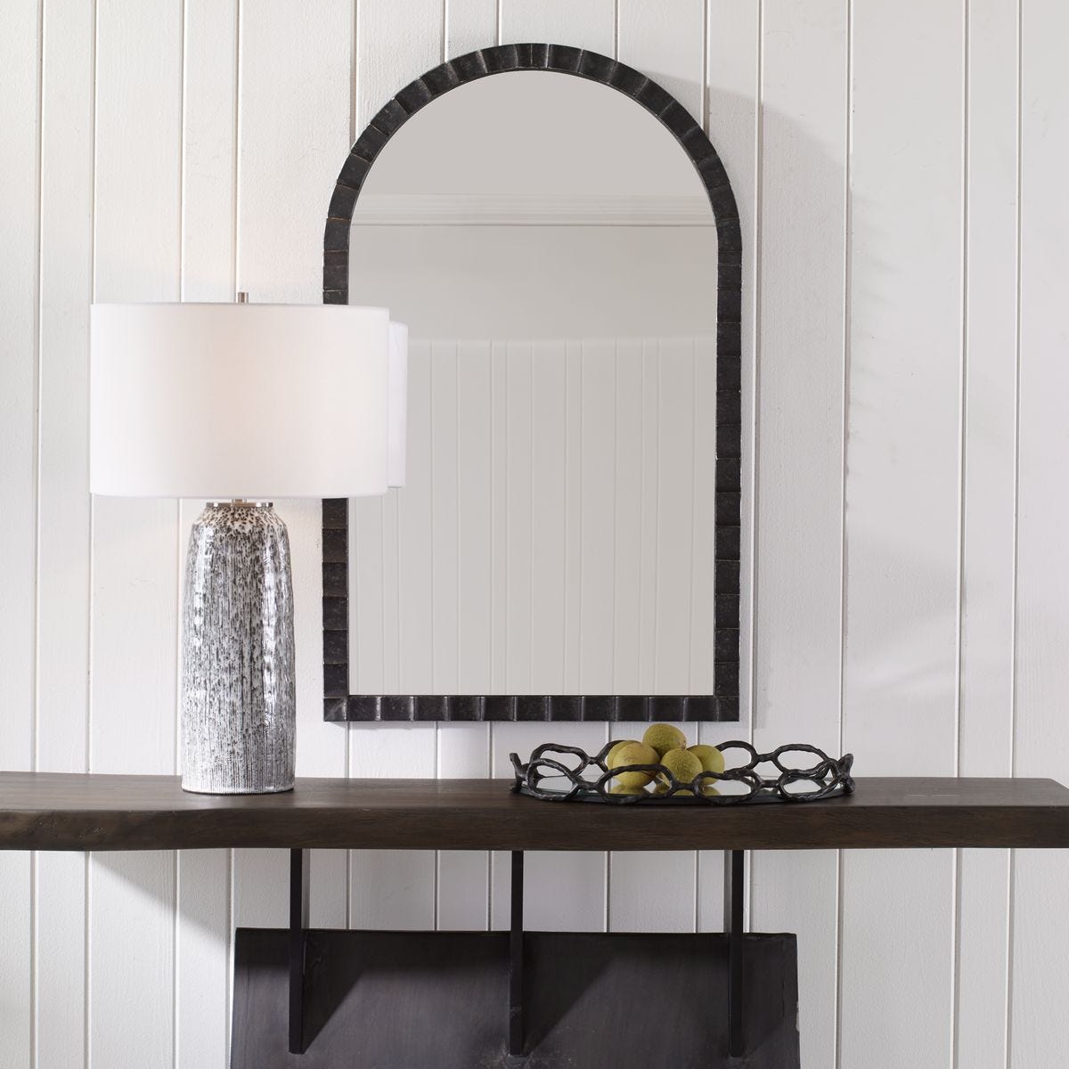 Dandridge Mirror, Black - Uttermost