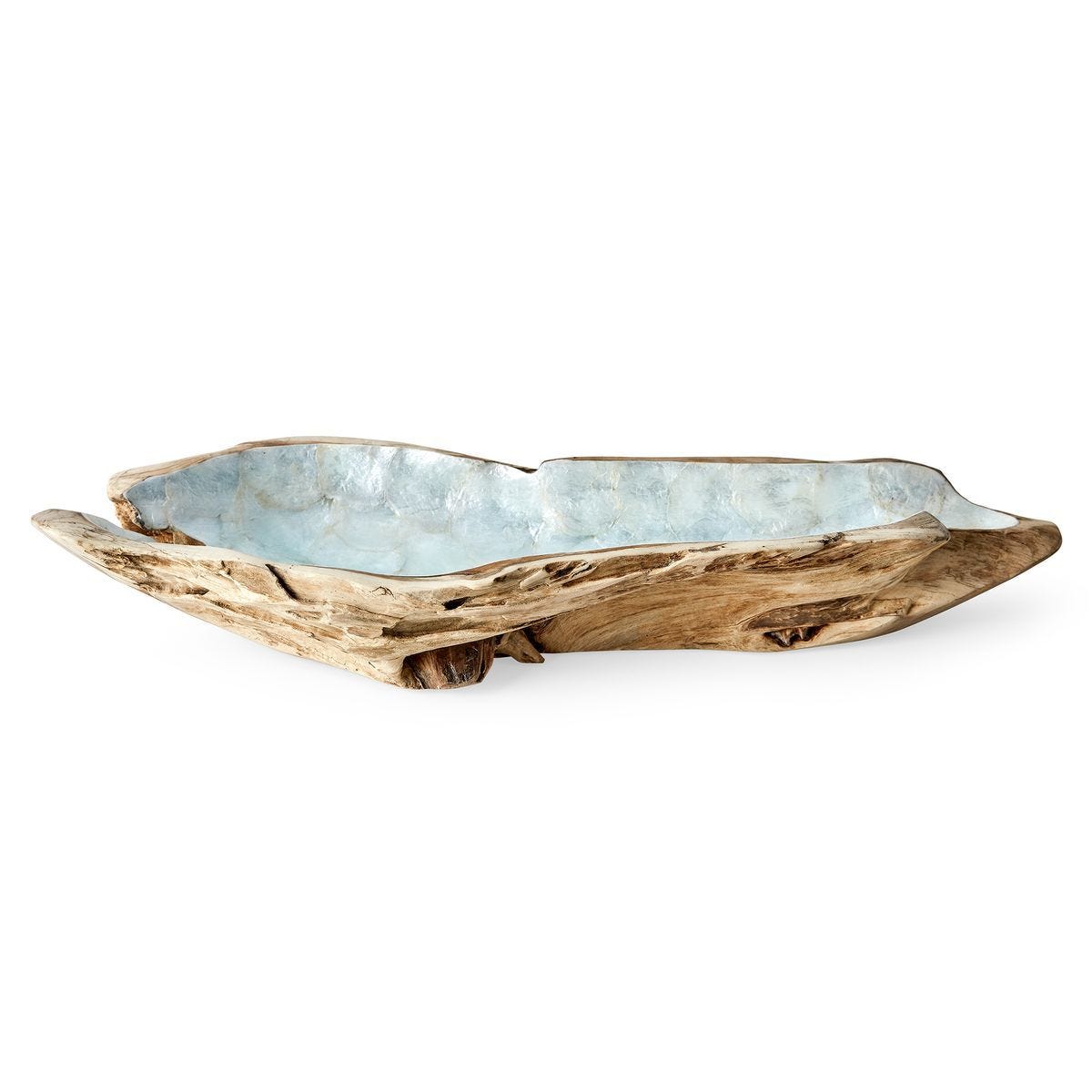 Pearl Forest Bowl - White Capiz - Uttermost