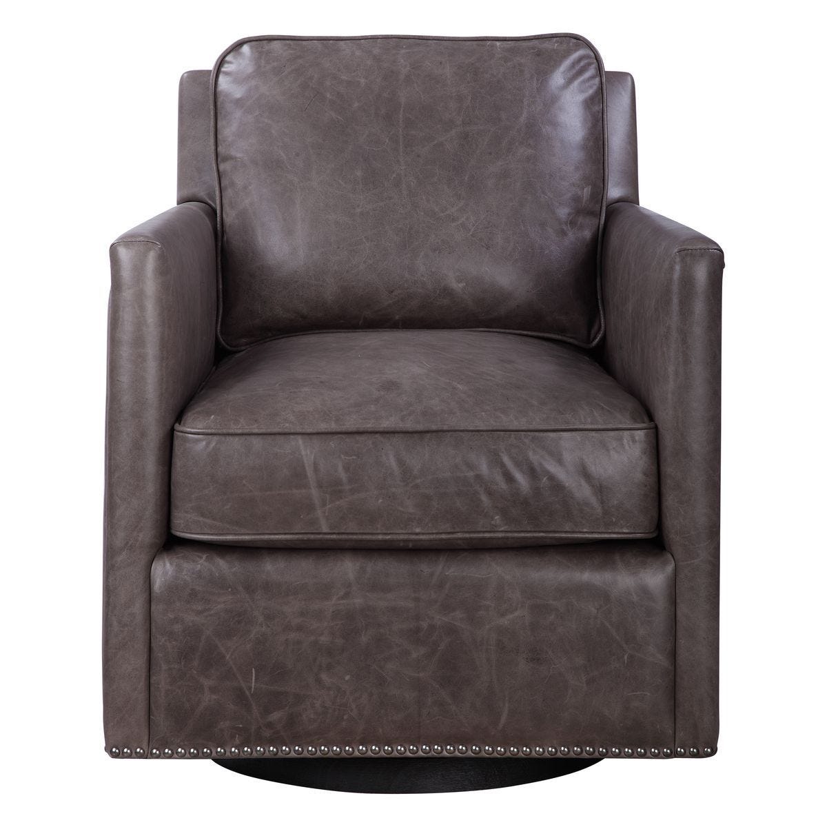 Roosevelt Club Chair - Smoke - Uttermost
