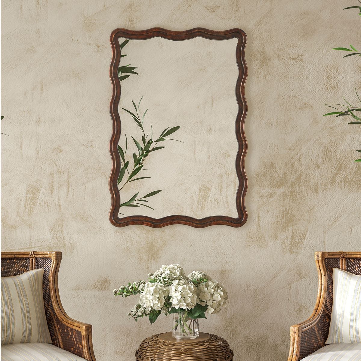 アンジー@プロフ　美品　UTTERMOST社製　大型鏡 MIRROR - Uttermost