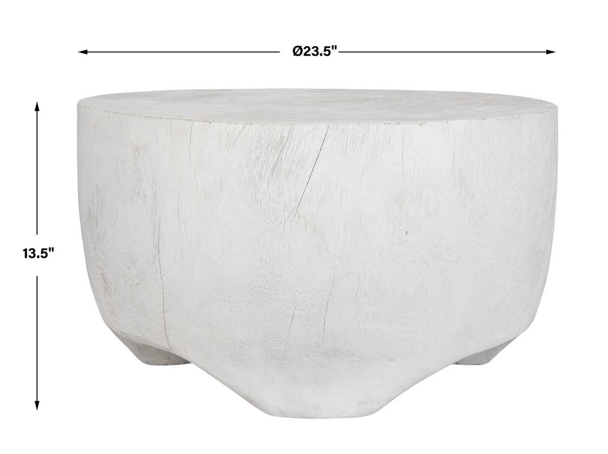 Elevate Coffee Table, White - Uttermost