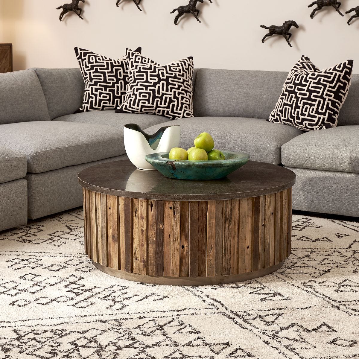 Finnegan Coffee Table, 2 Cartons - Uttermost