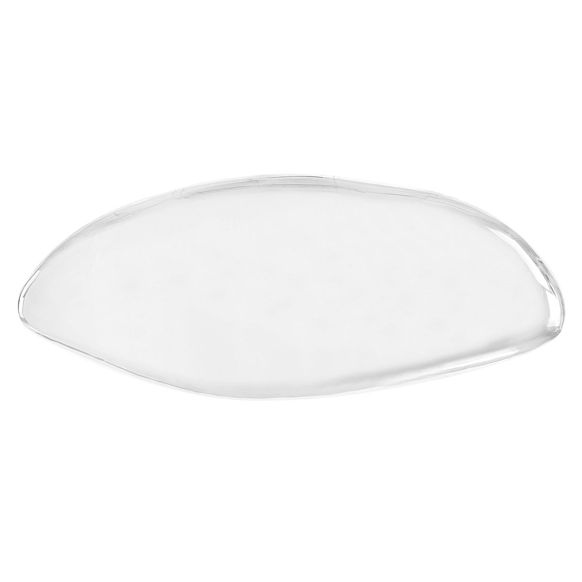 Jelly Bean Wall Sculpture - 42x18 Silver - Uttermost