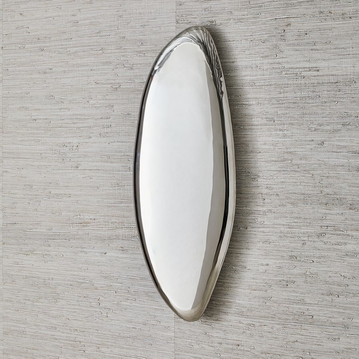 Jelly Bean Wall Sculpture - 42x18 Silver - Uttermost